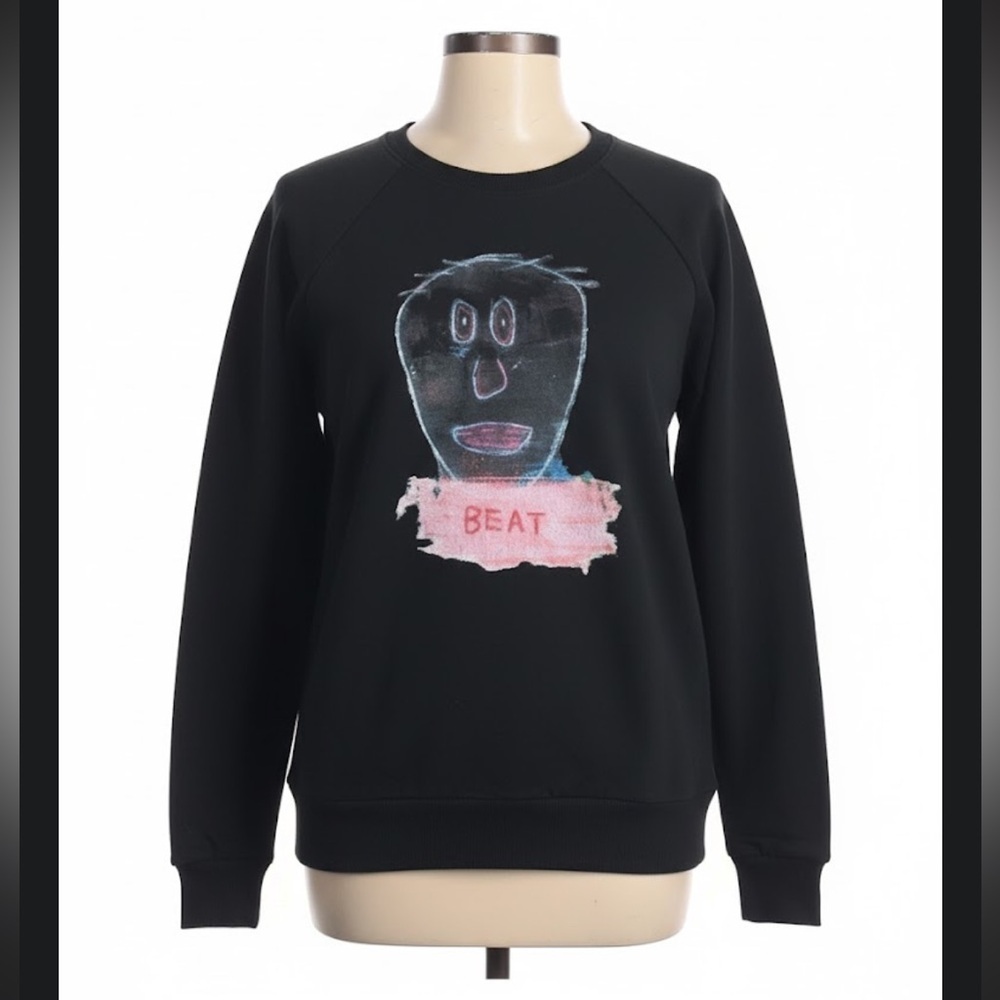 Bille Beino X Pure Waste Beat Graphic Flag Sweatshirt, XS